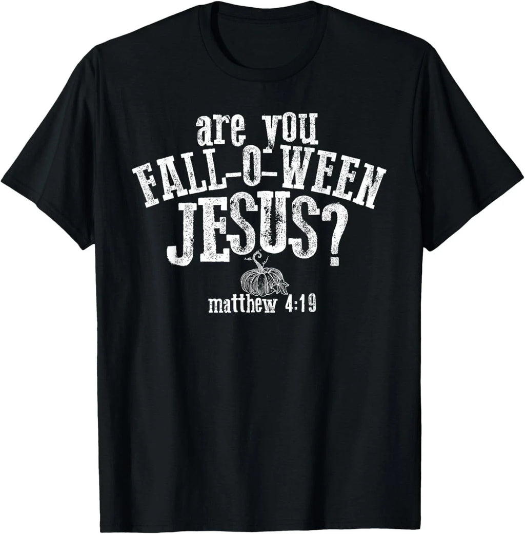 Fall O Ween Jesus Pumpkin Christian Fall Outfit Unisex T-Shirt