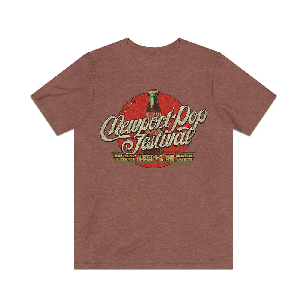 Newport Pop Festival 1968 Vintage Men's T-Shirt