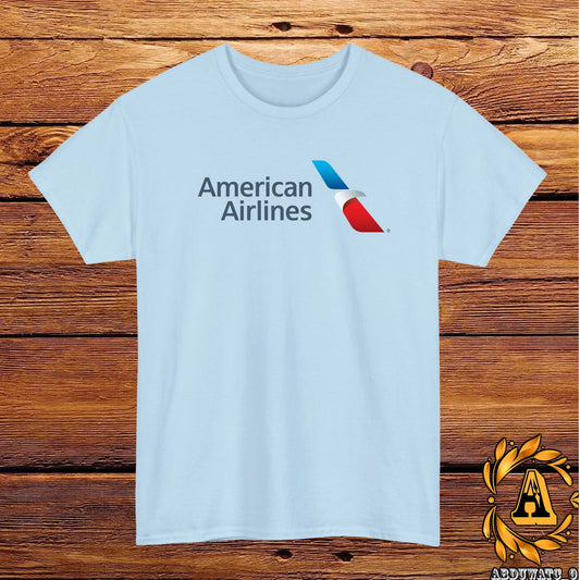 American Airlines Logo T-Shirt Black/Grey/White/Navy/Red/Light Blue S-5XL
