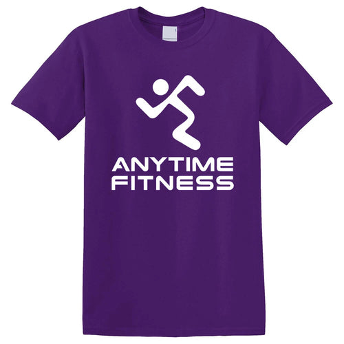 Anytime Fitness Gym Men's Purple Size S-3XL
