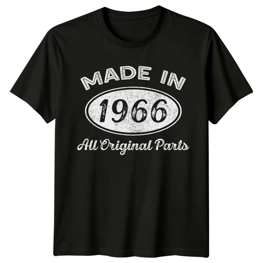 Made In 1966 Mens T Shirt 60th Birthday Gift Vintage sixty Year Old -b