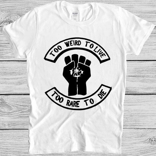 Hunter Thompson Gonzo Life Too Weird To Live Northern Soul Gift T Shirt M1202