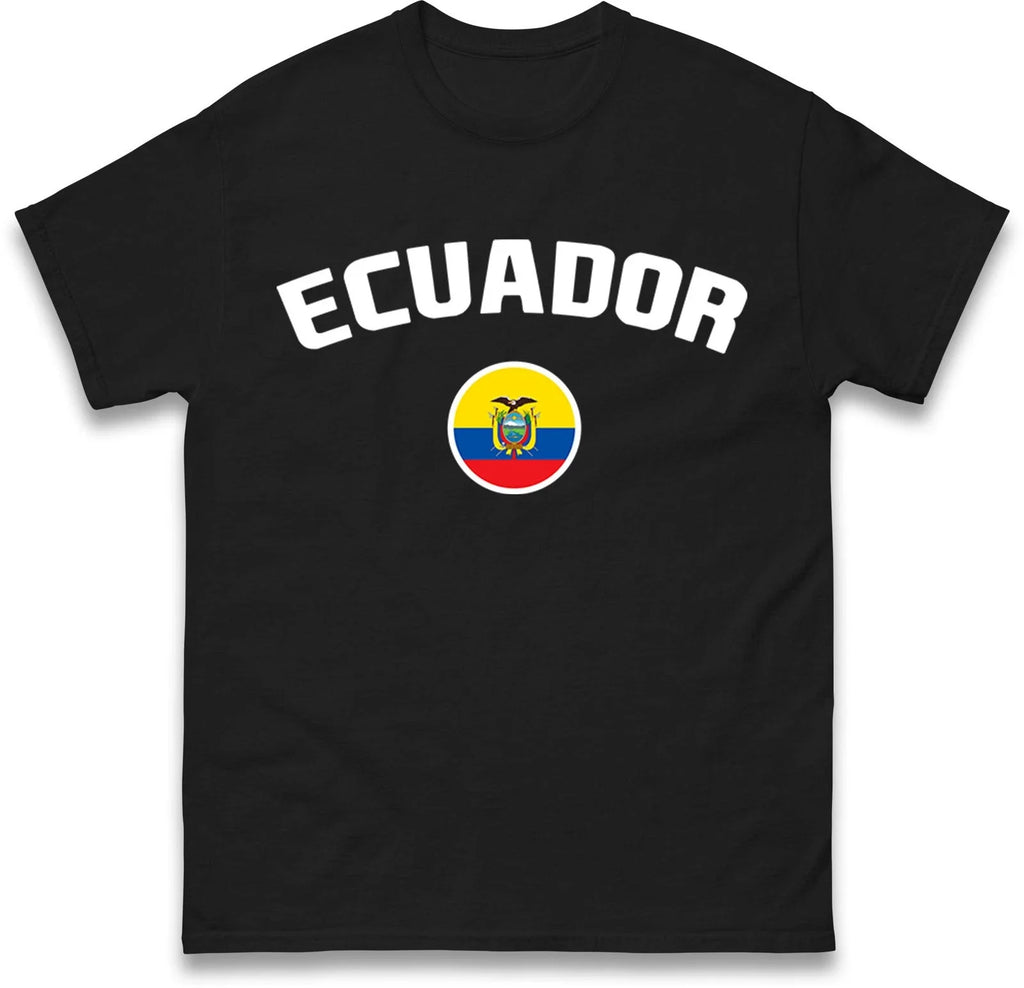 Ecuador football T Shirt, Personalised football Tee, Custom Name and Number Top