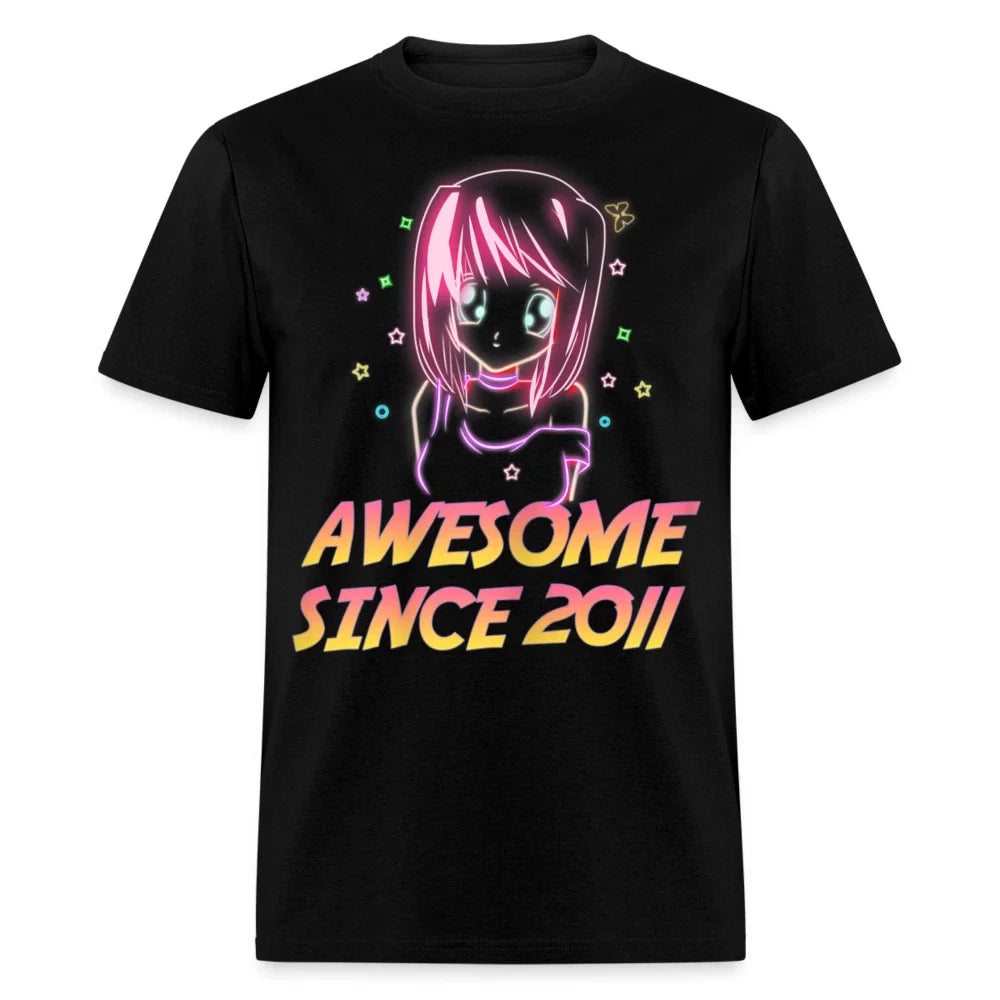 Cute Kawaii Anime Lovers Birthday Gift shirt Awesome since 2011 T-Shirt S-6XL