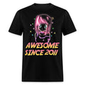 Cute Kawaii Anime Lovers Birthday Gift shirt Awesome since 2011 T-Shirt S-6XL