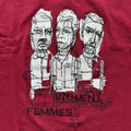Vintage Red Violent Femmes Members Faces Pos T-Shirt UR015 FREE SHIPPING