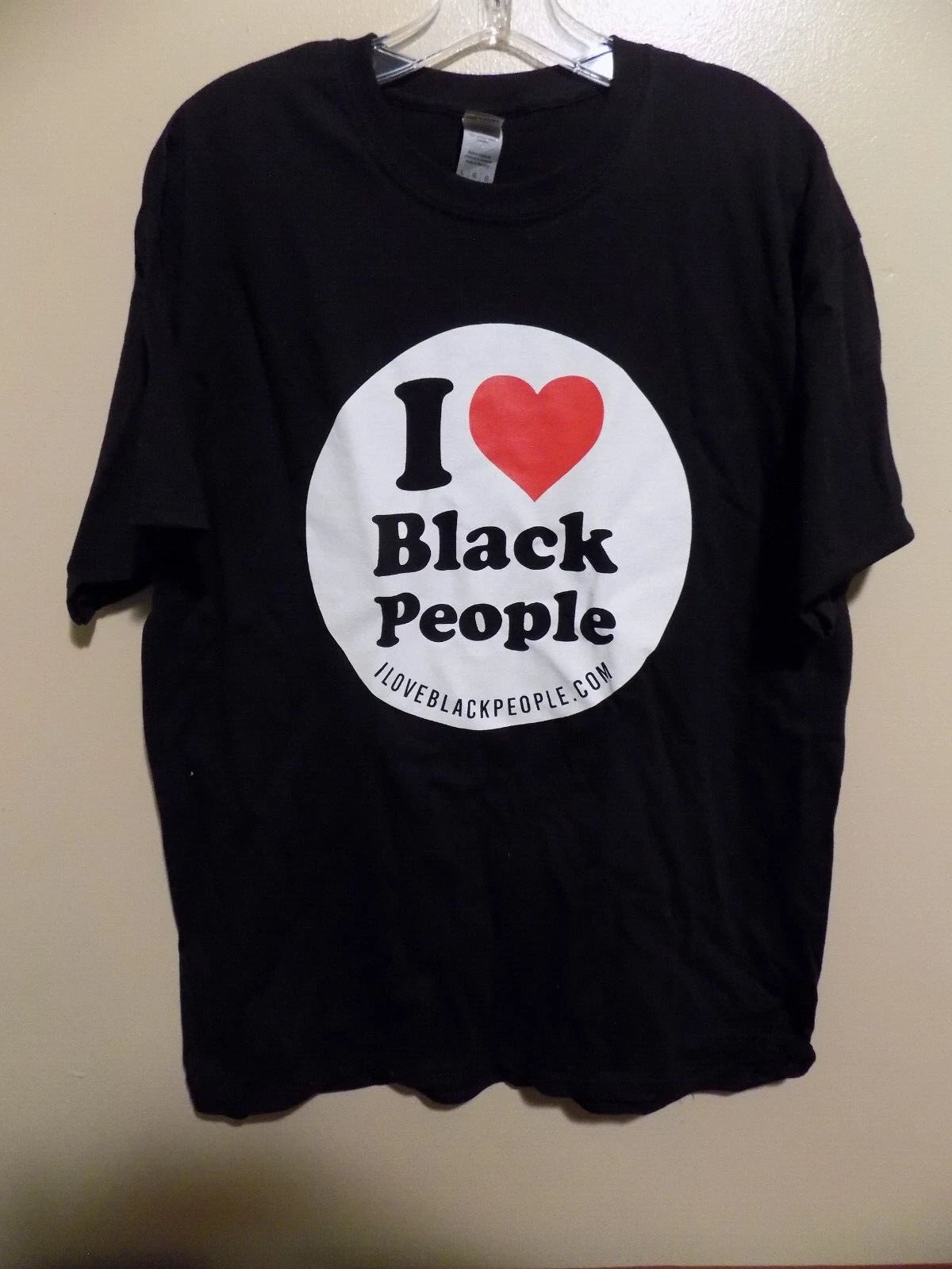 NEW I Love Black People - Black T-Shirt Black Lives Matter BLM Size XL X-Large