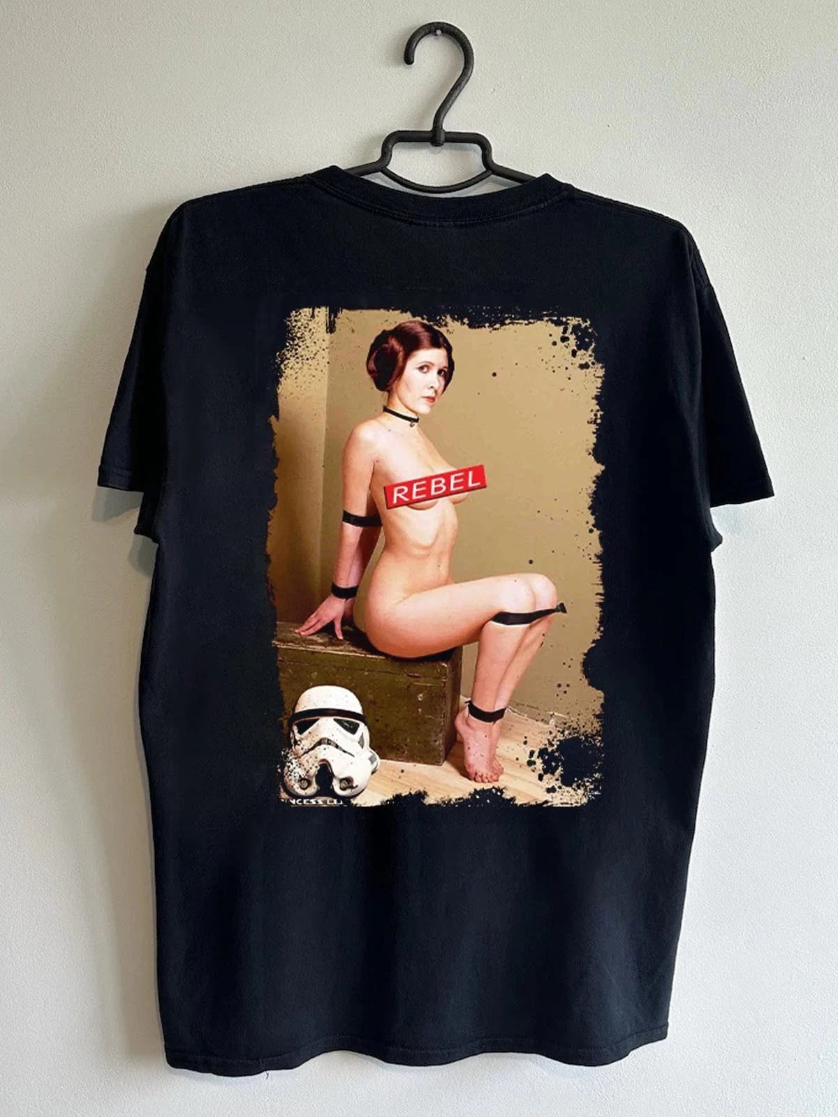 Princess Leia Naughty REBEL Sexy Star Wars Graphic Design T-Shirt S-5XL