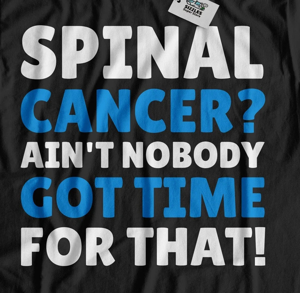 Unisex Funny Spine Cancer Surgery Survivor T-Shirt Spinal Cord Tumour Gifts