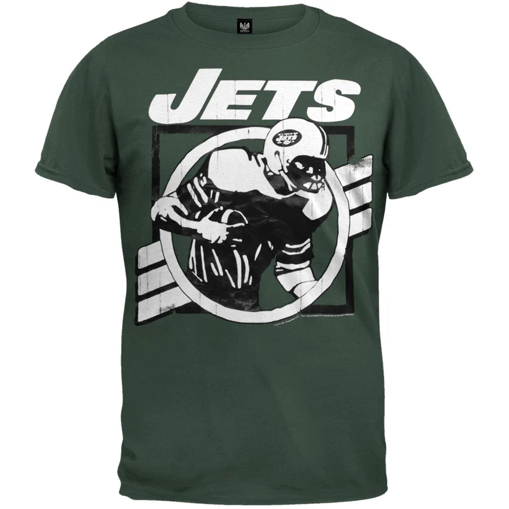 New York Jets - Action Crackle Soft Adult Mens T-Shirt