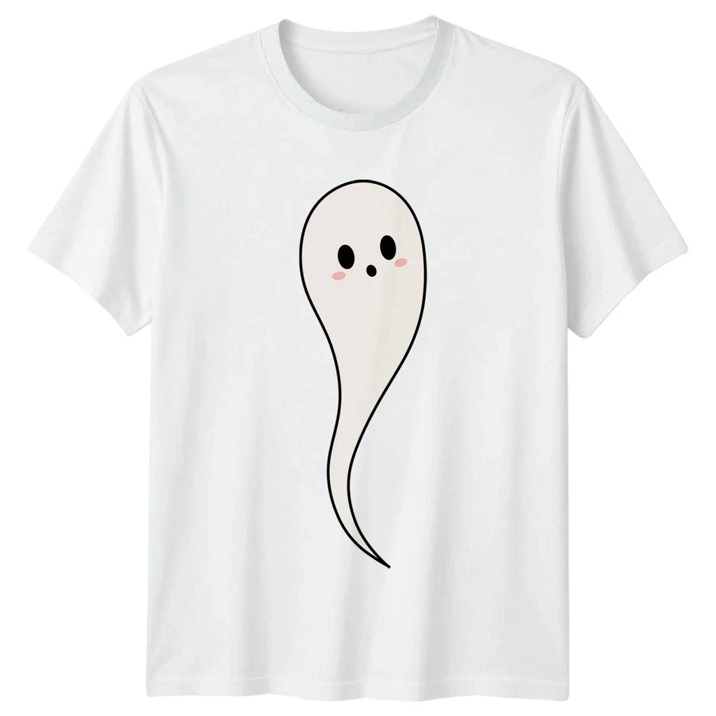 Cute Ghost Character Unisex T-Shirt Kawaii Style Birthday Gift For Him