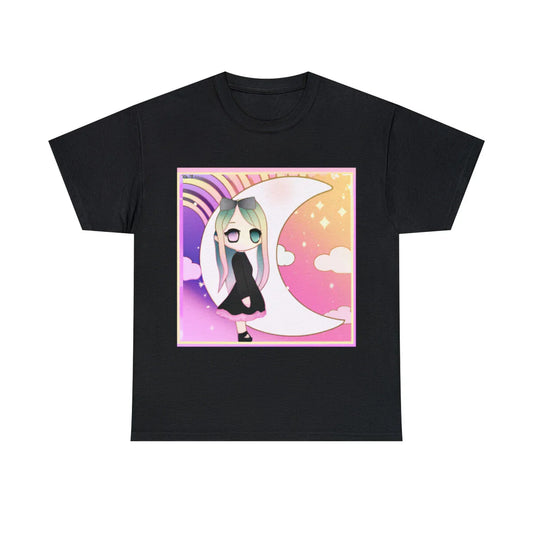 Cute Chibi Kawaii Anime Pastel Goth T Shirt Unisex Adults NEW Graphic Tee