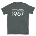 Classic Retro Inspired Graphic Birthday 1967 Vintage Short-Sleeve Unisex T-Shirt