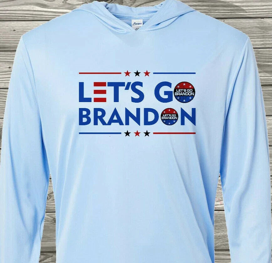 Lets Go Brandon - Stars & Stripes Updated - #FJB - Long Sleeve T-Shirt Hoodie