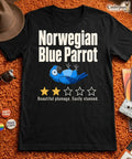 Dead Parrot Review T-Shirt Funny Bird Graphic Tee Retro Humor Shirt XS-5XL