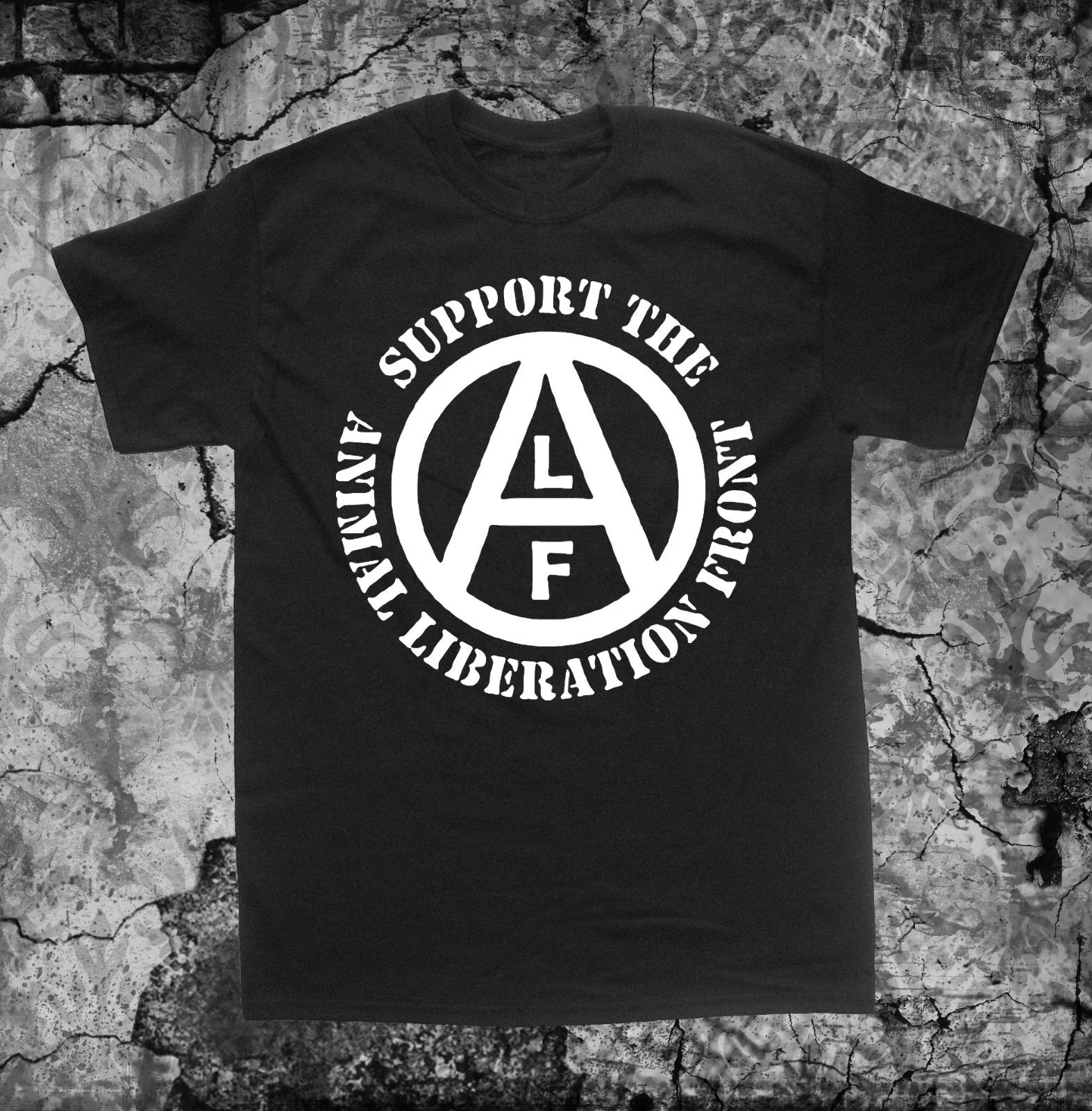 Animal Liberation Front Shirt - Vegan Vegetarian Rights Welfare Human Earth ALF