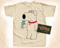Family Guy V2 T SHIRT Tee Movie Poster Vintage Natural Tee sizes S to 5XL