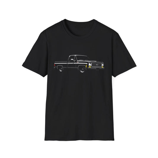1977 Chevy K10 T-Shirt Squarebody Pickup Truck Tee Classic C/K 4x4 Vintage GM