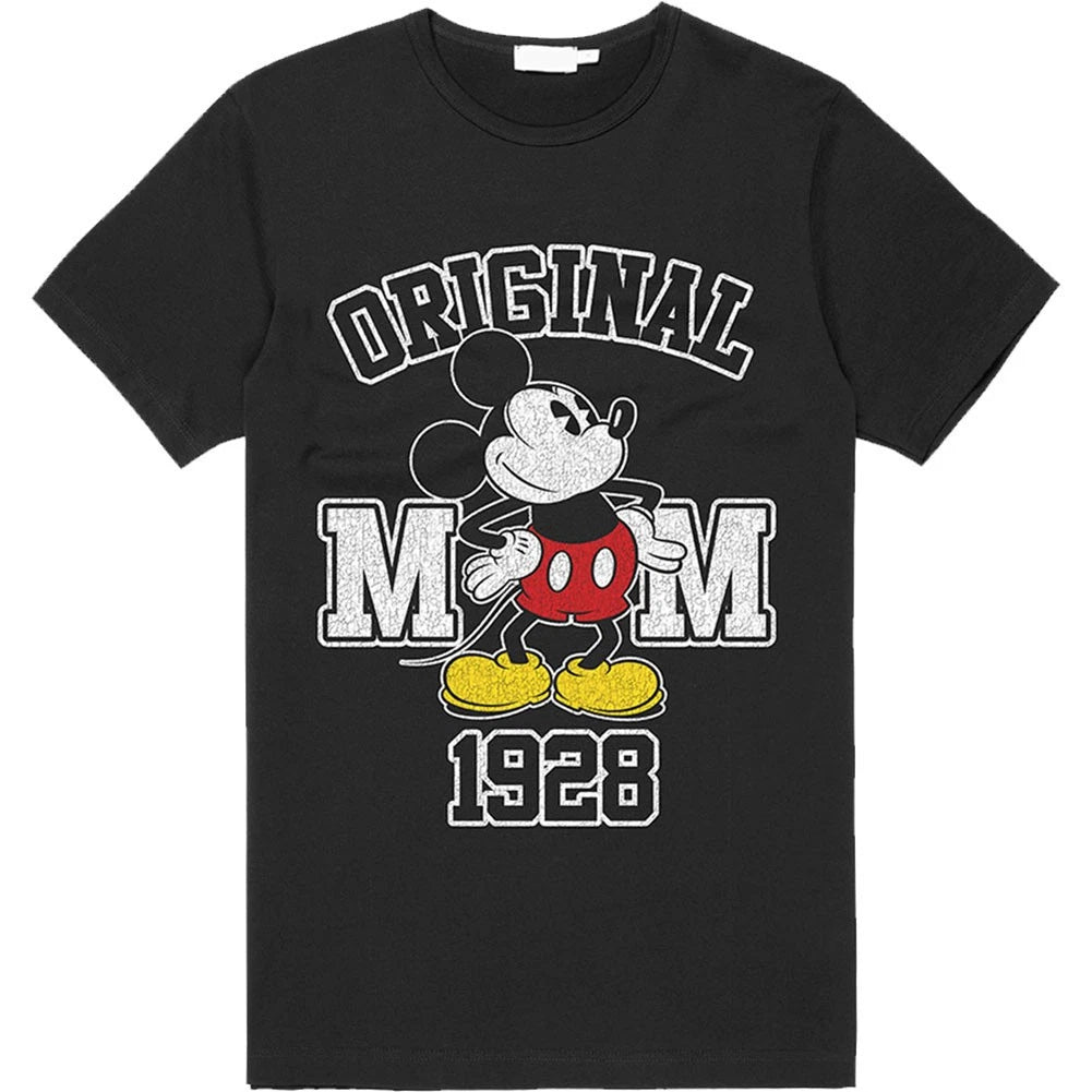 Men's Mickey Mouse Original Slim Fit T-shirt Medium Black