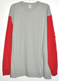 Soft Knit Color Block Lt Sage Green & Red Men's Size 2XL NWOT