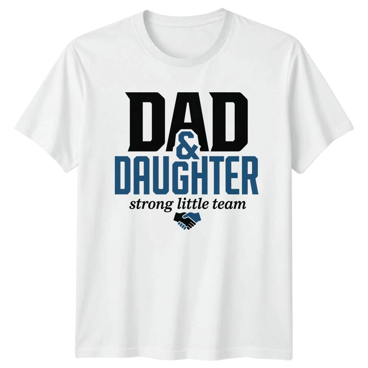Dad & Daughter Strong Little Mens T-Shirt Father Daughter Family Fathers Day