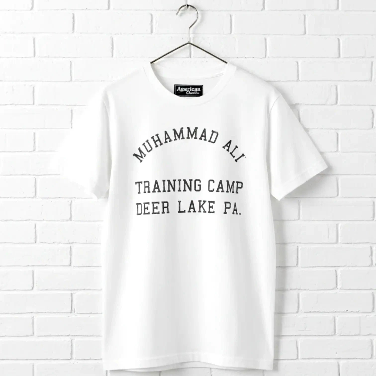 Muhammad Ali Training Camp Deer Lake Men's T Shirt Vintage Boxing Legend Champ