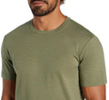 Banana Republic Mens Luxe Touch Performance Tee, Green, L