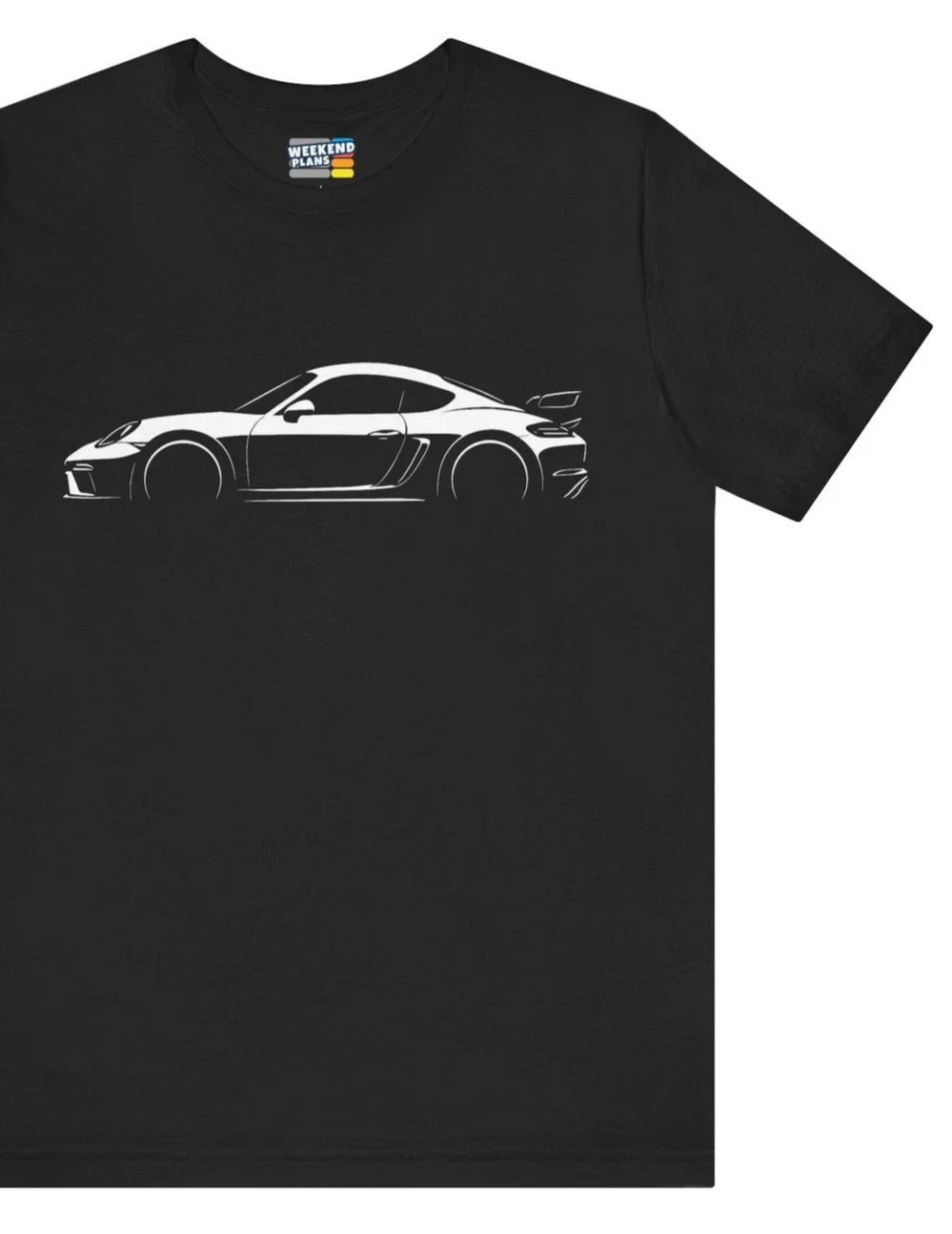 718 Porsche Cayman GT4 Silhouette Shirt : 982 GT4 Coupe Graphic (2019 to 2025)