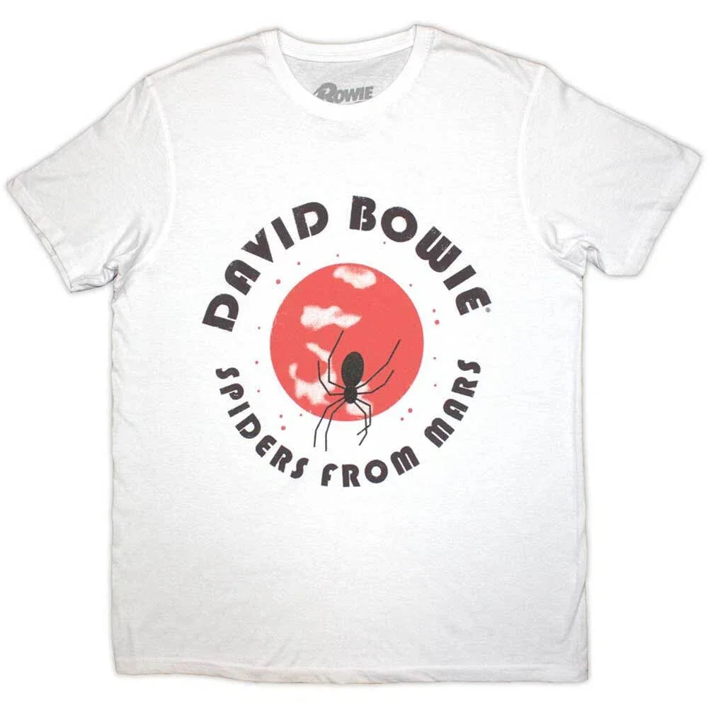 David Bowie Spiders From Mars T-Shirt White New