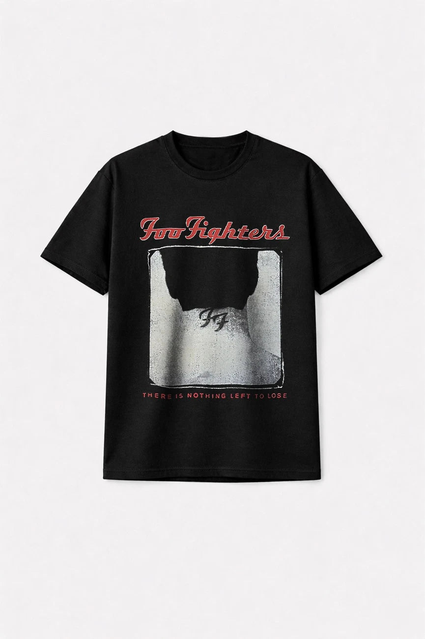 Foo Fighters Nothing Left To Lose Tour Premium Carbon Finish T Shirt