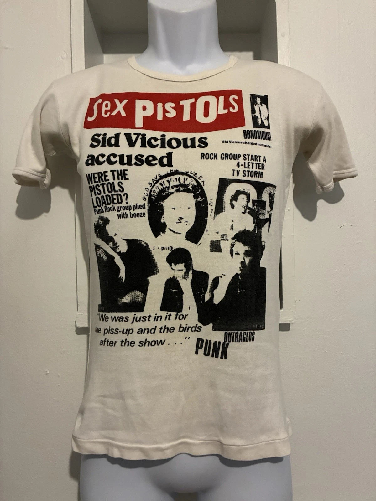 Sex Pistols vintage single stitch t-shirt  Black Flag Circle Jerks Dead Kennedys