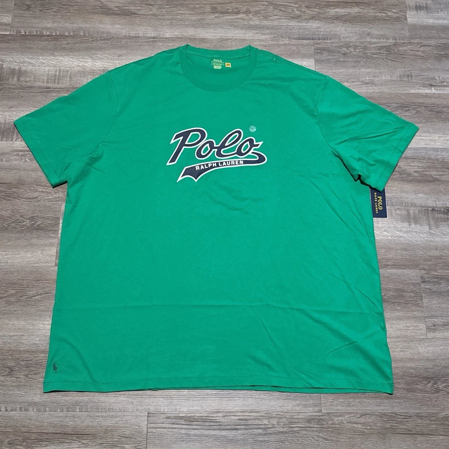 Polo Ralph Lauren Green Short Sleeve Tee Shirt Men's Size 4XLT 4XL TALL NEW