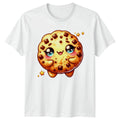 Sweet Cookie Kawaii Face T-Shirt Kawaii Cookie Dessert Food Birthday Gift