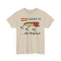 Heddon Lucky 13 The Original Classic Vintage Fishing Wood Lure Tackle T-shirt