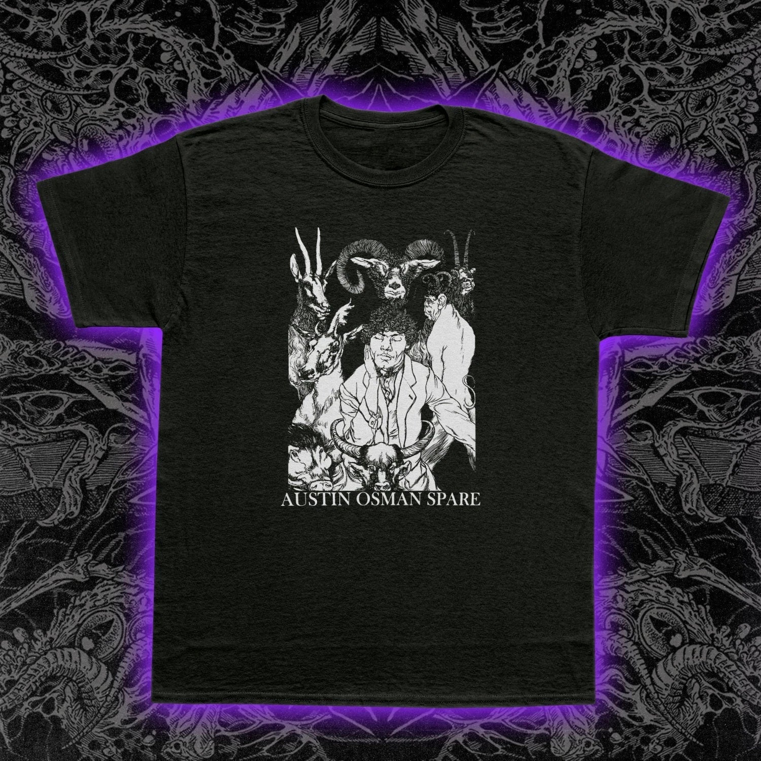 Austin Osman Spare T-Shirt Occult Surrealism Esoteric Art Zos Kia Cultus Tee