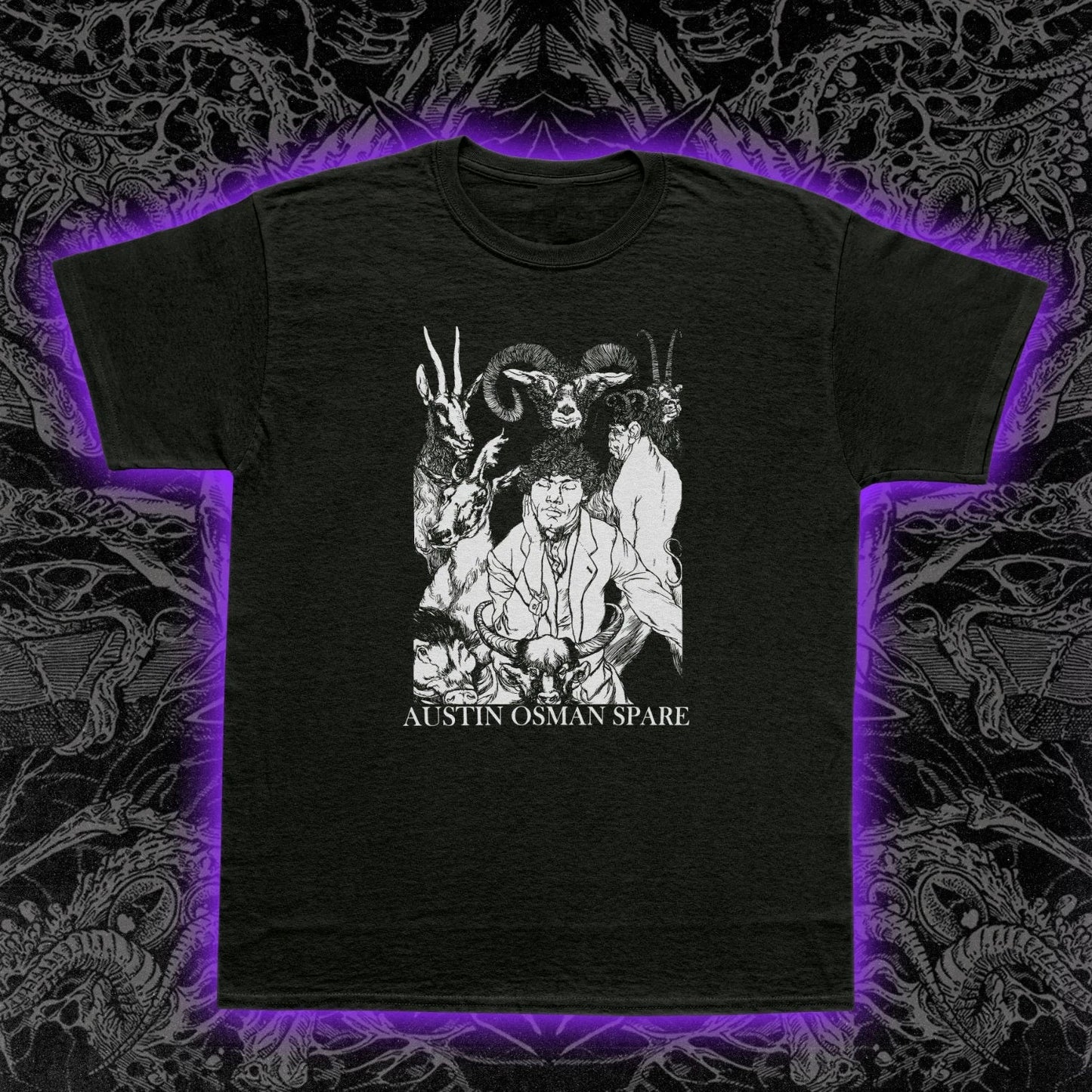 Austin Osman Spare T-Shirt Occult Surrealism Esoteric Art Zos Kia Cultus Tee