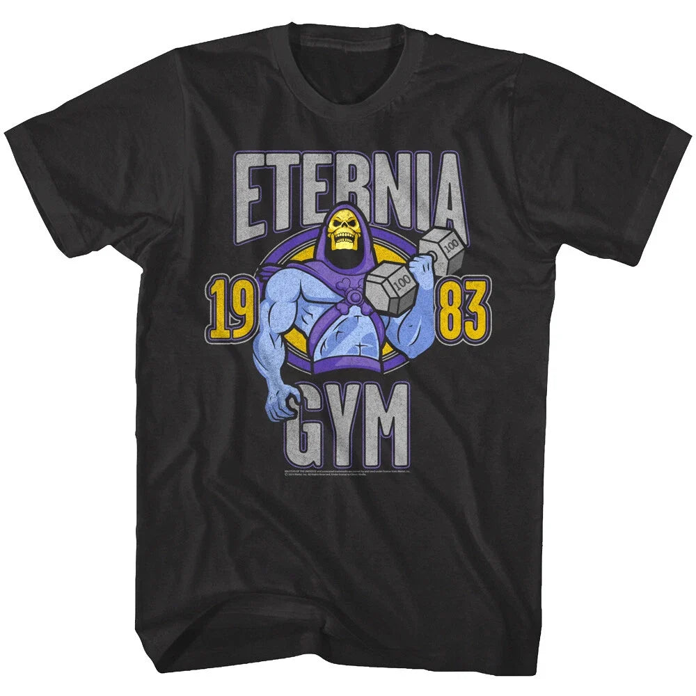 Masters of the Universe Skeletor Eternia Gym 1983 Men's T Shirt He-Man Weights