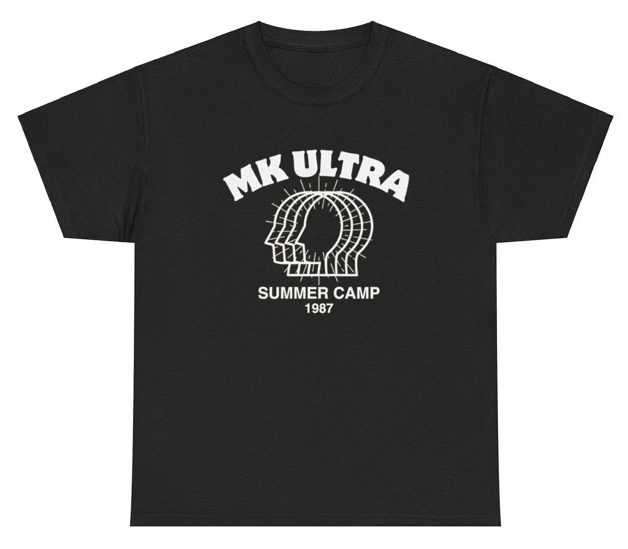 MK Ultra Summer Camp 1987 T Shirt Funny Political CIA Conspiracy Humor Silly Tee