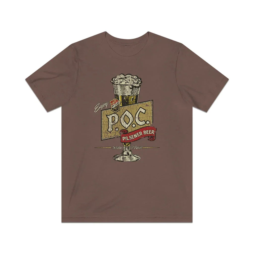P.O.C. Pride of Cleveland Beer 1917 Vintage Men's T-Shirt