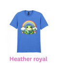 Kawaii frog reading Adult TShirt S/M/L/XL/XXL In Various Colours