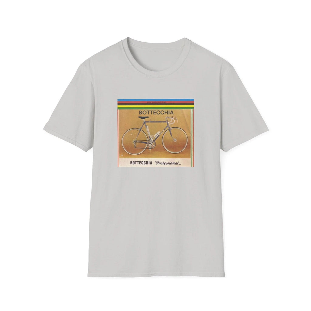 BOTTECCHIA Cycling Jersey T Shirt, 1972 Promotional Graphic Tee Reproduction