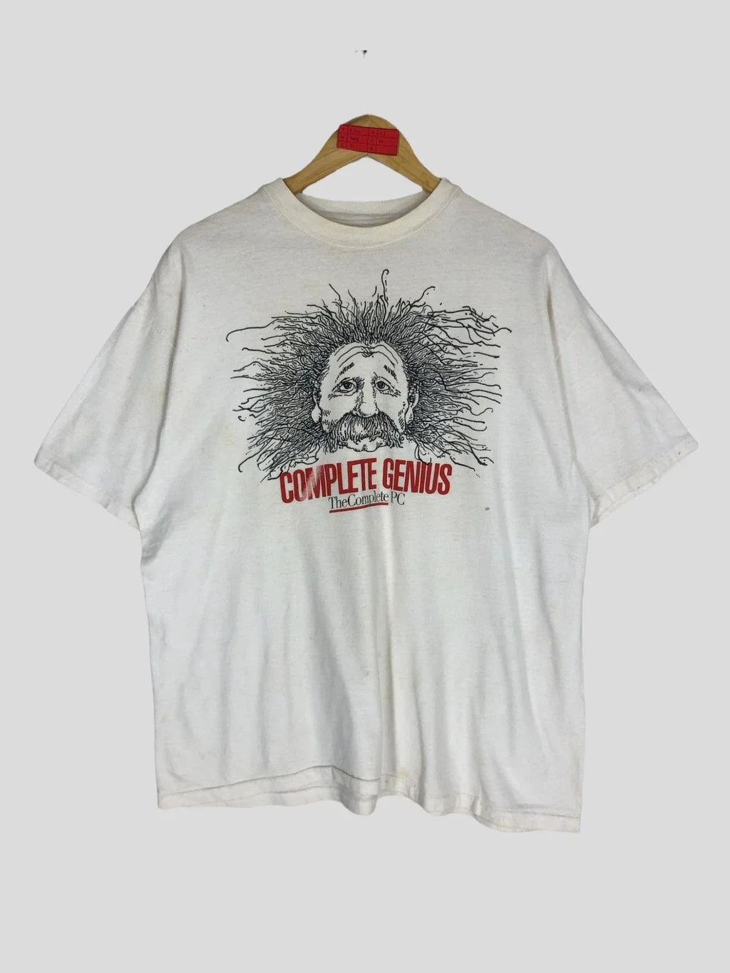 Vintage 90s Albert Einstein Iconic Complete Genius The Complete PC Photo T Shirt