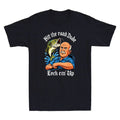 Hit The Road Dude Lock em' Up Funny Fishing Graphic Sarcastic Quote Mens T-Shirt