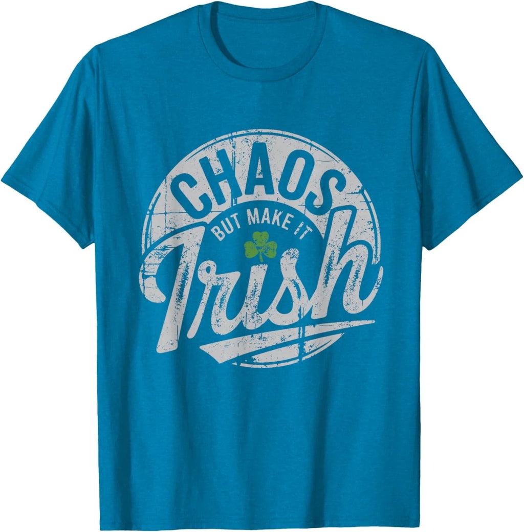 Irish Chaos Lucky Clover Party Vibes Unisex T-Shirt