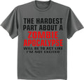 Funny Zombie Apocalypse T-shirt Mens Gifts Graphic Tees Clothing Gamer Gear