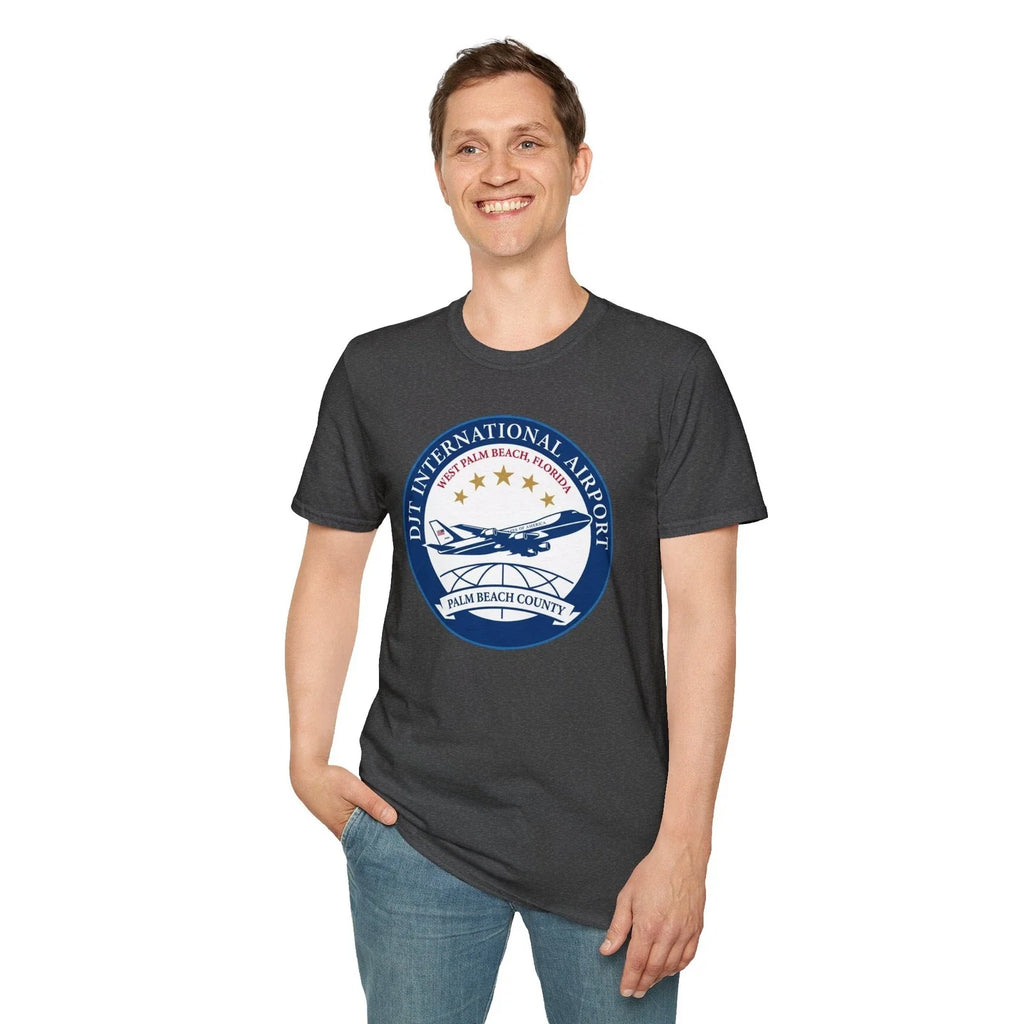 DJT Donald J Trump International Airport T-Shirt West Palm Beach FL PBI MAGA