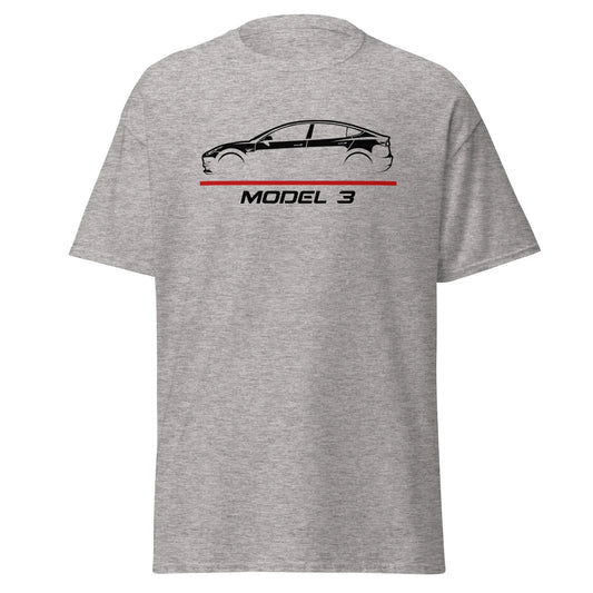 Model 3 Electric Dual Motor Instant Torque Streetwear Graphic T-Shirt Gift