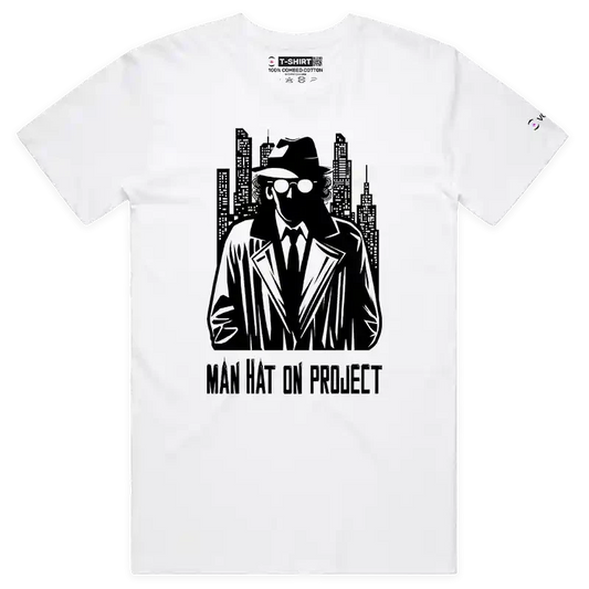 VOICEART Manhattan Project Funny Wordplay T-Shirt with Premium Graphics
