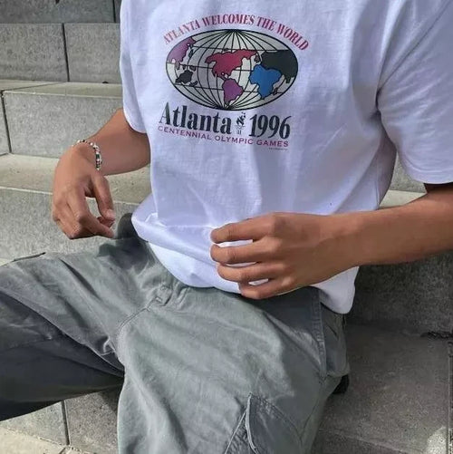 Atlanta Olympic Games Shirt - Vintage Retro-Style Unisex T-Shirt