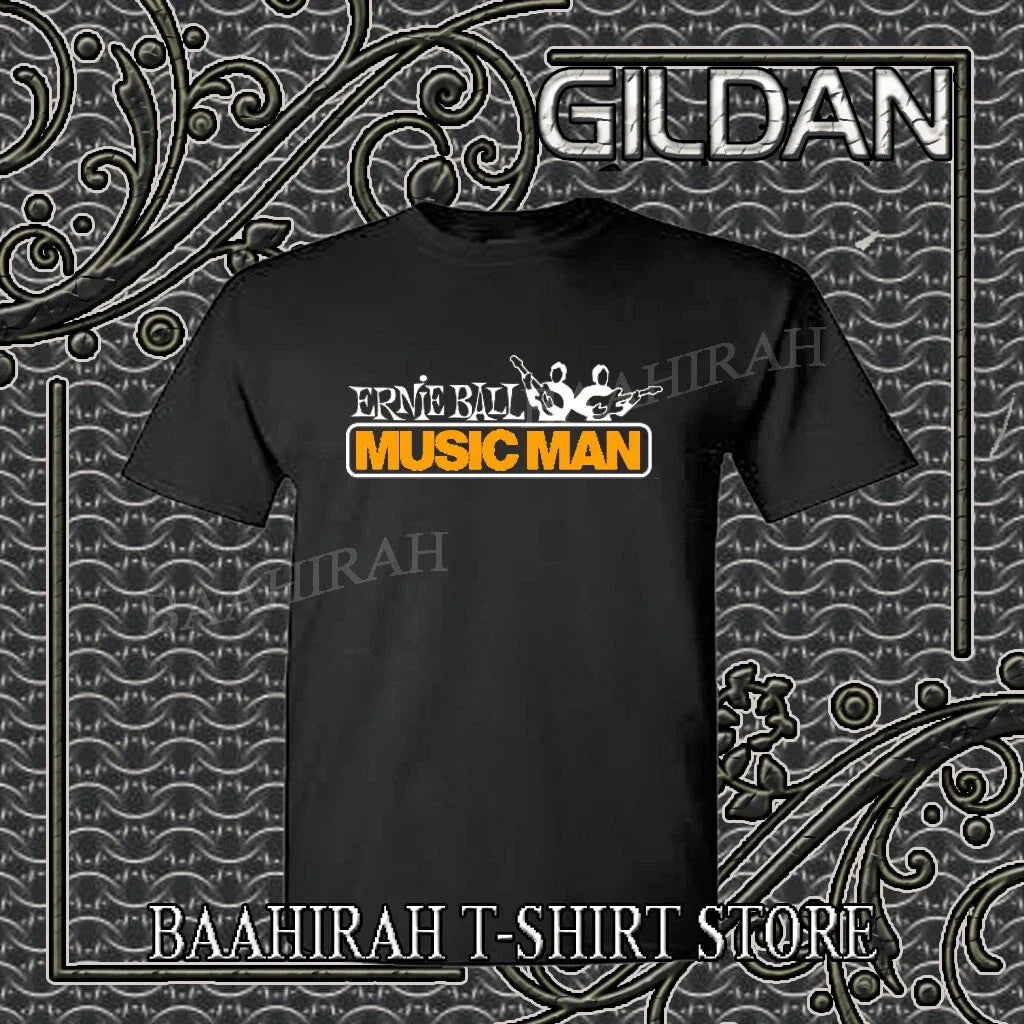 New Ernie Ball Music Man Guitar Symbol Logo American Funny T-Shirt Size S to 5XL